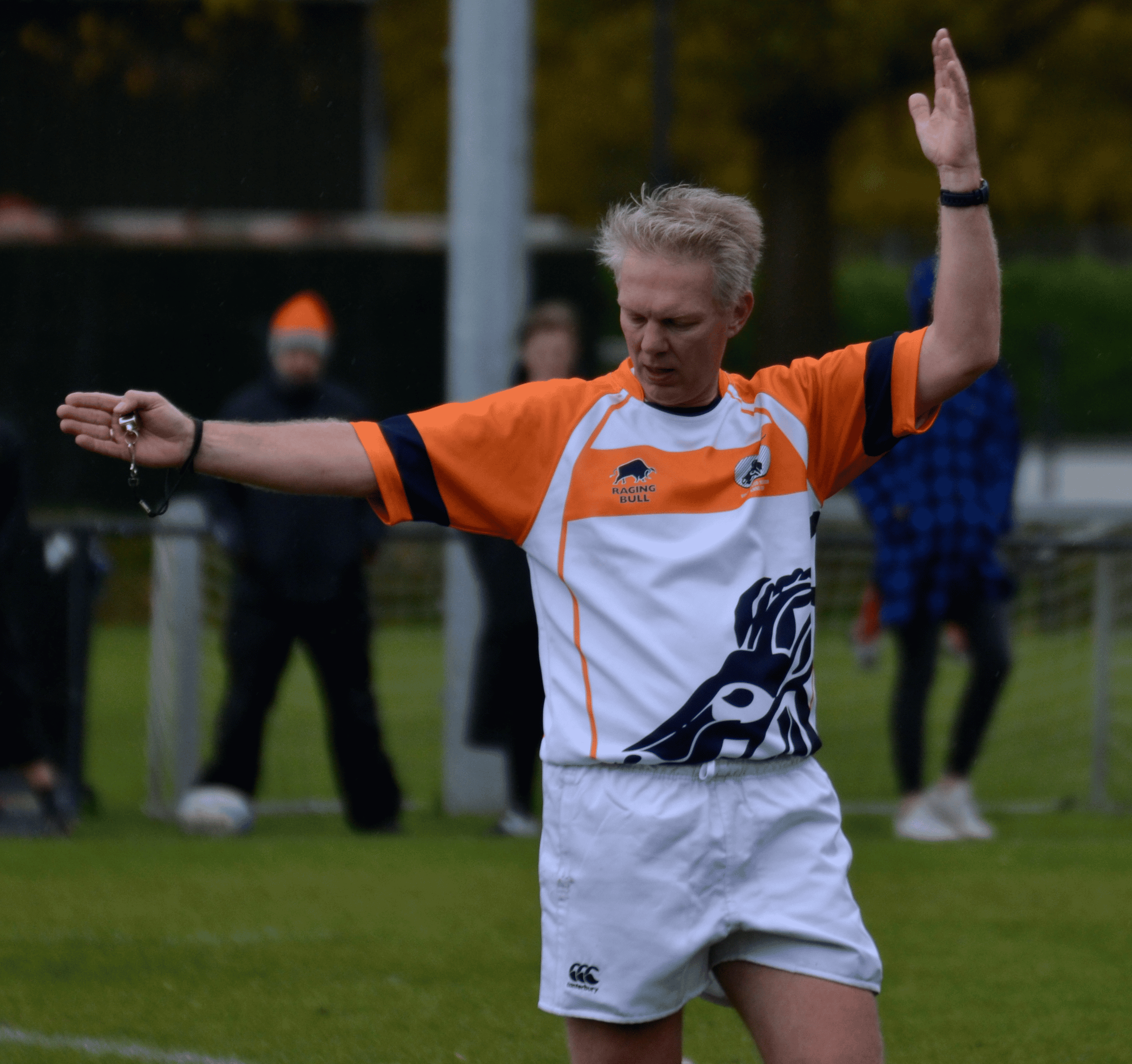 Een rugby Referee